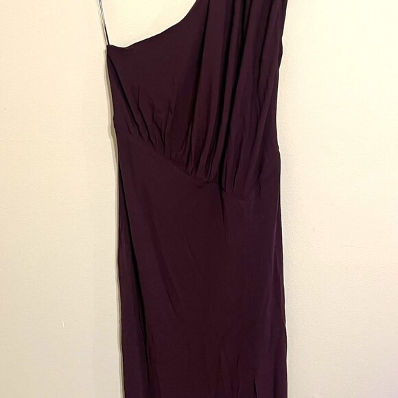 Banana Republic Purple Midi Dress Women's Size S - Picture 6 of 7